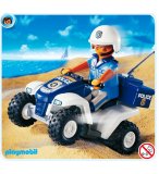 PLAYMOBIL POLICE 3655 POLICIER / QUAD