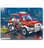 PLAYMOBIL POMPIERS 4822 LA VOITURE POMPIER
