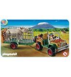 PLAYMOBIL SAFARI 4832 VEHICULE AVEC LES RHINOCEROS