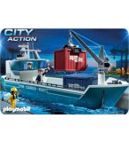 PLAYMOBIL TRANSPORT 5253 CARGO AVEC GRUE DE CHARGEMENT