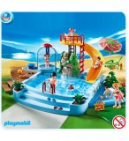 PLAYMOBIL VACANCES 4858 PISCINE AVEC TOBOGGAN