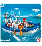 PLAYMOBIL VACANCES 5131 BATEAU DE P�CHE