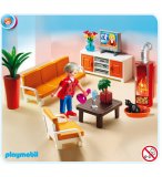 PLAYMOBIL VIE EN VILLE 5332 SALON AVEC CHEMINEE