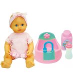 POUPON BEBE FAIT PIPI 36 CM - CALINOU - POUPON A FONCTION