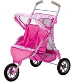 POUSSETTE JUMEAUX 3 ROUES HAPPY JOURNEY POUR POUPEES - ZAPF - BABY BORN