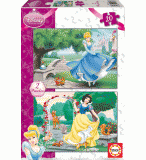 PUZZLE BLANCHE NEIGE ET CENDRILLON 2 X 20 PIECES - EDUCA - 14206