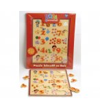 PUZZLE EN BOIS DORA 10 PIECES - RAVENSBURGER - PUZZLE A ENCASTRER - PUZZLE AVEC BOUTONS