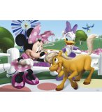 PUZZLE EN BOIS FRUITS 8 PIECES - PUZZLE A ENCASTRER - PUZZLE AVEC BOUTONS