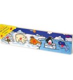 PUZZLE EN BOIS LA BANQUISE 5 PIECES - VILAC - PUZZLE A ENCASTRER - PUZZLE AVEC BOUTONS