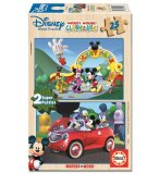 PUZZLE EN BOIS MAISON DE MICKEY 2 X 25 PIECES - EDUCA - 13470