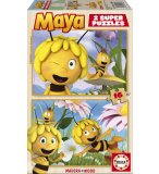 PUZZLE EN BOIS MAYA L'ABEILLE 2 X 16 PIECES - EDUCA - 15084