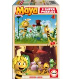 PUZZLE EN BOIS MAYA L'ABEILLE 2 X 25 PIECES - EDUCA - 15085