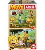 PUZZLE EN BOIS MAYA L'ABEILLE 2 X 50 PIECES - EDUCA - 15086