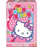 PUZZLE HELLO KITTY 100 PIECES - EDUCA - 14965
