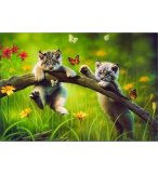 PUZZLE LE MONDE DES LYNX 500 PIECES - EDUCA - 13413