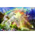 PUZZLE LICORNES � LA TOMB�E DU JOUR 500 PIECES - EDUCA - 15146