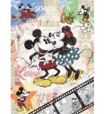 PUZZLE RETRO MICKEY ET MINNIE 500 PIECES - RAVENSBURGER - 14118