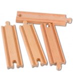 RAILS COURTS ET DROITS EN BOIS