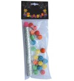SARBACANE ET BOULES DE COTILLON