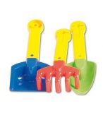 SET DE 3 OUTILS DE SABLE - WADER - JOUET DE SABLE - JEU PLEIN AIR
