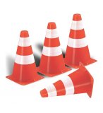 SET DE 4 CONES DE DELIMITATION - SPORT - JEU PLEIN AIR
