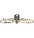 SET DE CHEMIN DE FER EN BOIS 95 PIECES