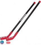 SET JUNIOR DE STREET HOCKEY - HOCKEY SUR GAZON - CROSSES + BALLE + PALET