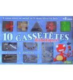 SMIR - PACK 10 CASSE TETE DIABOLIQUES - JEU DE REFLEXION