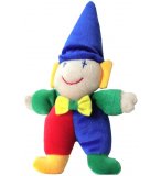 TOY COMPANY - HOCHET PELUCHE CLOWN B - JOUET D'EVEIL