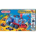 TRAIN MECCANO BUILD AND PLAY - 6 MODELES - AVION - JEU DE CONSTRUCTION - 738108
