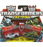 TRANSFORMERS RPMS BATTLE PACK JAZZ VS BRAWL - HASBRO - VEHICULE