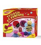 TRICOTIN ET POMPONS - KIT DE CREATION MODE - JOUSTRA - 41140