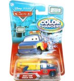 VEHICULE CARS COLOR CHANGERS TOM DEPANNEUSE DE COURSE - VOITURE MINIATURE - MATTEL - V1603