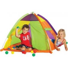 TENTE A BALLES IGLOO + 30 BALLES PLASTIQUE - TENTE DE JEU INTERIEUR