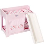 ZAPF CREATION - LIT SUPERPOSE EN BOIS AVEC TOBOGGAN - ACCESSOIRE POUPEE
