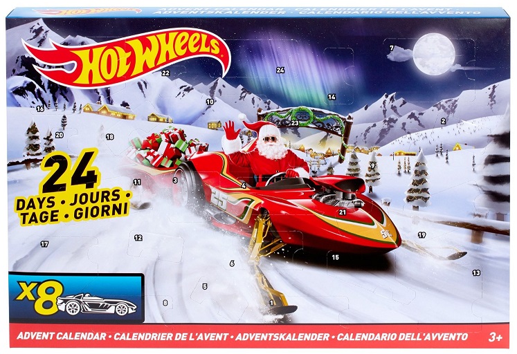Calendrier de l’avent Hot Wheels - Véhicules miniatures