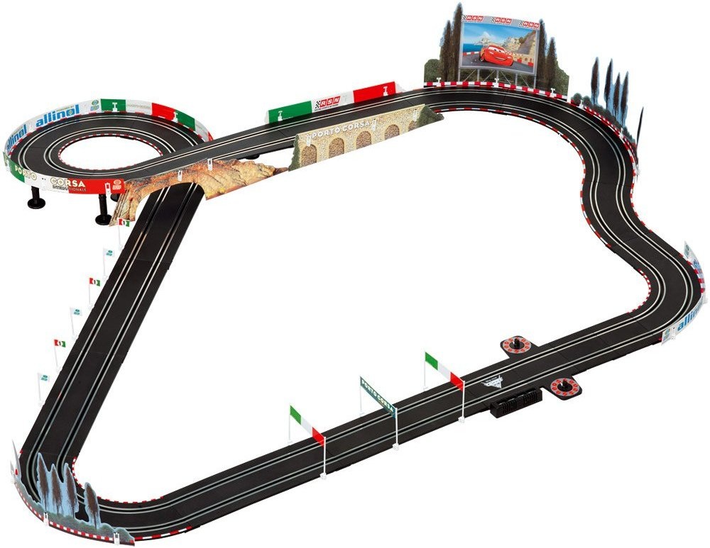 Circuit carrera go porta corsa racing, Circuit voiture carrera cars 2, Jouet carrera circuit miniatu