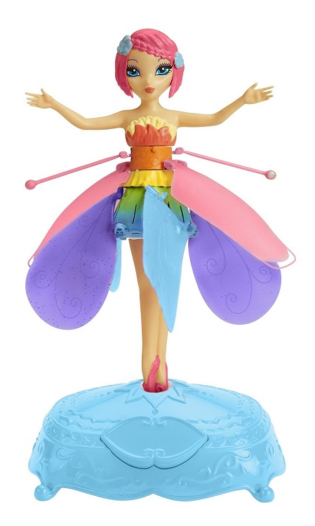 jouet fée volante lumineuse deluxe rainbow light up fairy deluxe light up flutterbye fairy