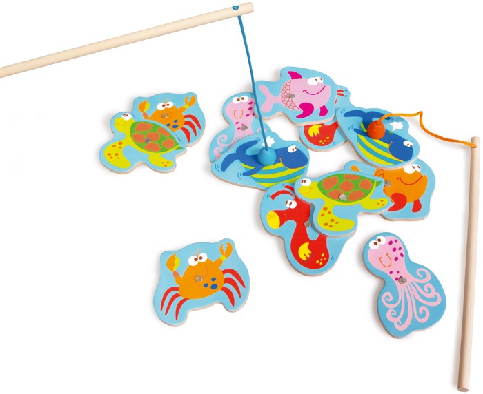 Jeu de pêche à la ligne magnétique / aimantée Scratch Europe Bébé