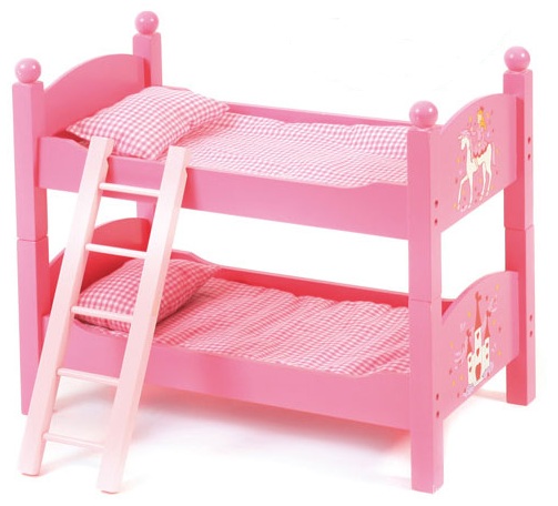 Lit Superpose En Bois Jouet : Lits superpos?s rose poup?e Jouet Lit jumeaux poupon Chic 2000 Lit Superpose En Bois Jouet : Lits superpos?s rose poup?e Jouet Lit jumeaux poupon Chic 2000