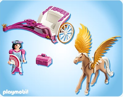 Promo Princesse Carrosse Royal Et Cheval Ailé Playmobil chez Casino Promo Princesse Carrosse Royal Et Cheval Ailé Playmobil chez Casino