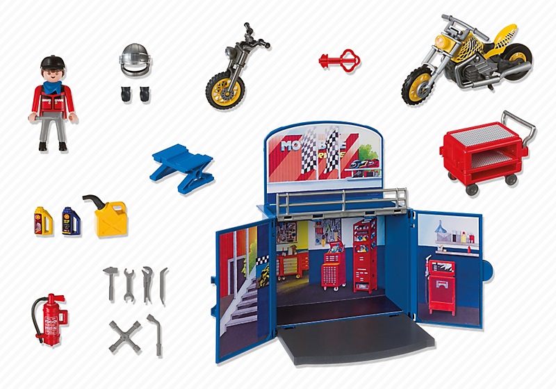 Playmobil 6157 Coffre atelier de moto - CavernedesJouets