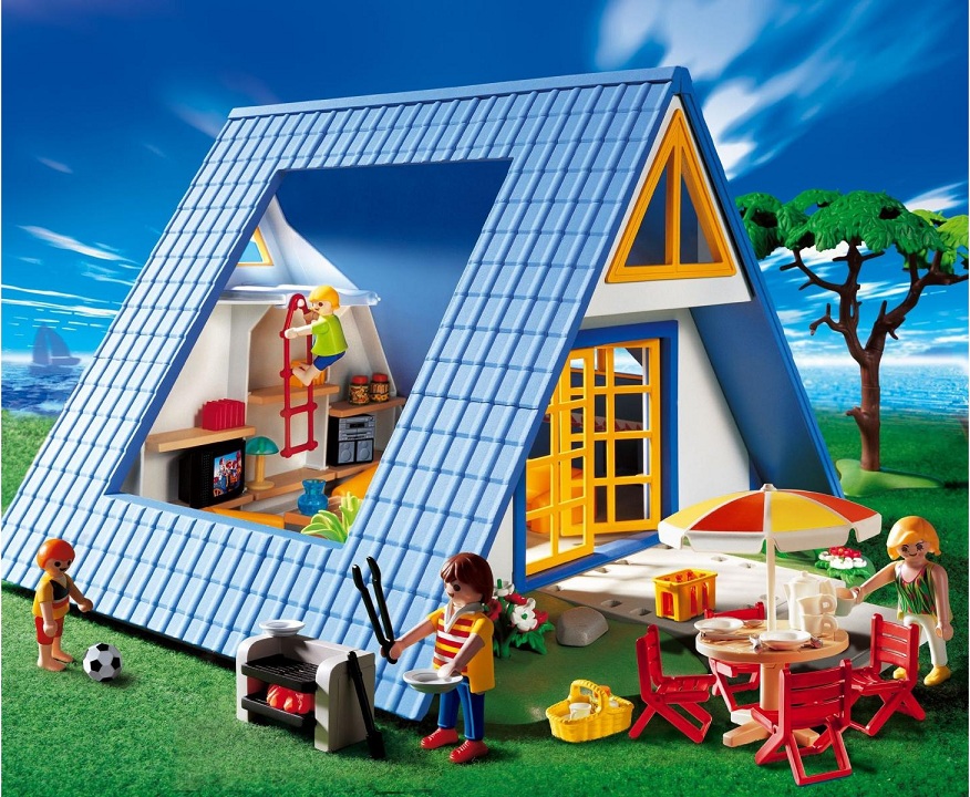 playmobil 9420 family fun summer villa with balcony