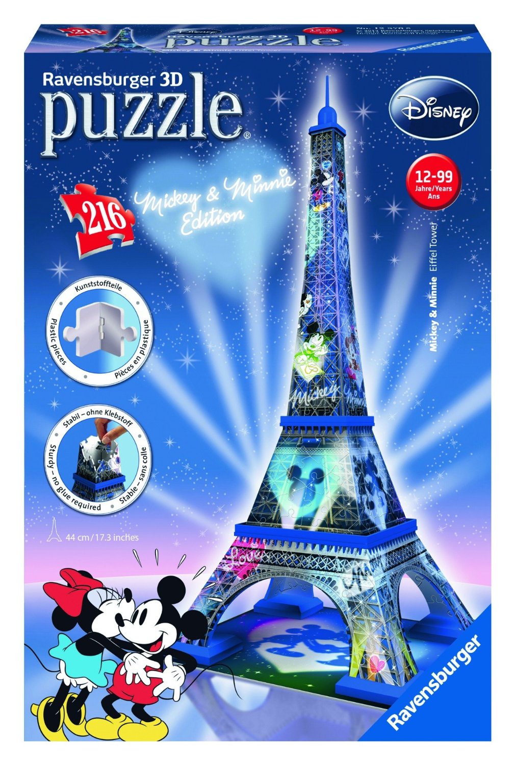 Ravensburger 12570 puzzle 3D Disney la tour Eiffel Mickey