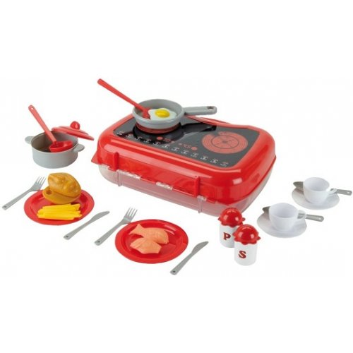 Mallette de cuisinière Klein 9601 avec plaques de cuisson et