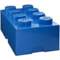 LEGO BOITE DE RANGEMENT 8 PLOTS BLEUE - BRIQUE DE RANGEMENT LEGO