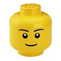 LEGO BOITE DE RANGEMENT TETE DE GARCON - TAILLE S - BRIQUE DE RANGEMENT LEGO