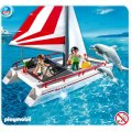 PLAYMOBIL VACANCES 5130 CATAMARAN ET DAUPHINS