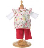COROLLE - K6799 - HABIT 42 CM - ENSEMBLE TUNIQUE FLEURS- ACCESSOIRE POUPON - LES CLASSIQUES (80)