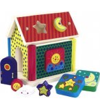EICHHORN - MAISON PUZZLE A FORMES EN BOIS - BOITE A FORMES